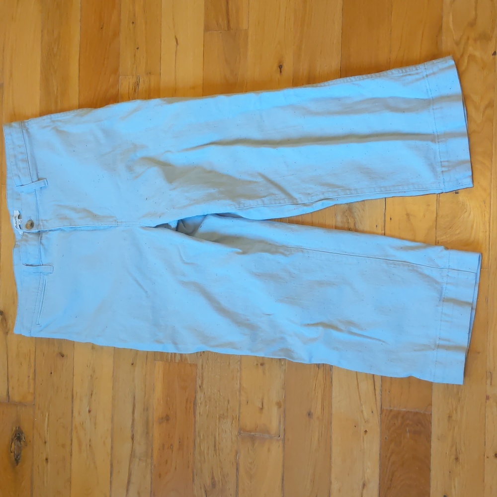 MADEWELL SLIM EMMET WIDE LEG JEANS IN SPECKLE Size 32